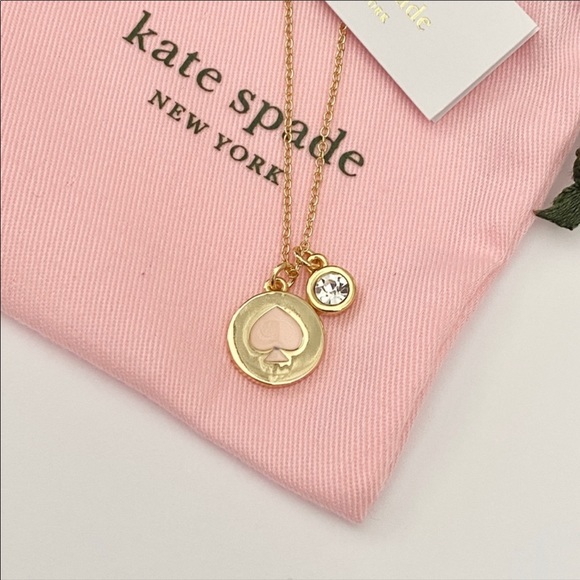 Kate spade pink spade necklace - Picture 5 of 6